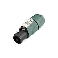 REAN RCLS4F-G-000-0 Loudspeaker Connectors REAN loudspeaker cable connector, 4 pole, green, bulk