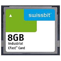 Swissbit SFCA008GH1AO1TO-I-DB-216-STD CFast Cards F-800 8 GB SLC Flash -40C to +85C SUGGESTED ALT SFCA008GH1AO1TO-I-DB-226-STD
