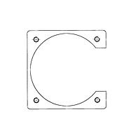 TT Electronics / AB Connectors ABB22NPA Nut Plates 22 Shell Size UNC Thread