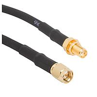 Amphenol RF 135110-04-12.00 RF Cable Assemblies SMA St BH Jack to St Plug RG-58/U 12in