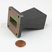 Fairview  SH1112-10 WR-112 Standard Waveguide Horn With Square Cover Flange and 10 dB Typical Gain Operating From 7.05 GHz to 10 GHz Frequency Range