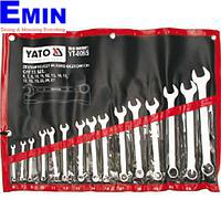 Yato YT-0065 Combination spanner set 15pcs 6-27mm