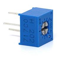 Bourns 3362H-1-254 0.25 in Square Trimming Potentiometer 1/4"SQ 250KOHMS 10% 0.5WATTS