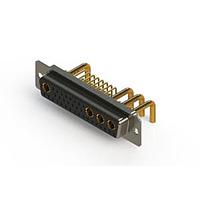EDAC 630-36W4250-2T1 Mixed Contact D-Sub Connectors Right-angle Power Combo D-Sub Connector