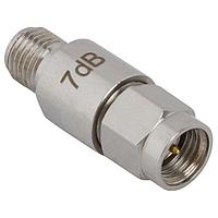 Amphenol RF ATS-1M1F-07DB2W Connectorized Attenuators SMA Jack to SMA Plug Attenuator, 7 dB,2W