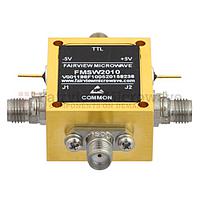 FairviewMicrowave  FMSW2010 SMA PIN Diode Switch SPDT (50 Ohm, 70 MHz - 26.5 GHz, +27 dBm, SMA Female)