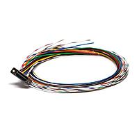 Glenair MWDM2L-21P-4K5-18B Micro-D D-Sub Connectors MICRO D PREWIRED CON 21CNT PIN #24AWG