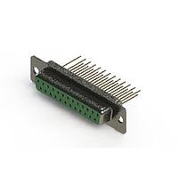 EDAC 628-M25-623-GT1 D-Sub Connectors - Standard Density Vertical Machined D-Sub Connector