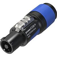 NEUTRIK NAC3FXXA-W-S 3 Pole Cable end - powerCON blue / grey XX series - power in (blue) - 60320-1 certified - small chuck for cable 6-12 mm