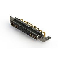EDAC 630-21W4640-1T4 Mixed Contact D-Sub Connectors Right-angle Power Combo D-Sub Connector