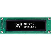 Matrix Orbital OK202-25-OW-V OLED Displays OLED 20 X 2 WHITE WIDE VOLTAGE POWER