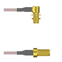 Amphenol Custom Cable Q-2P0710005018i RF Cable Assemblies SMA-RJB/SMA-SJ G316 18I