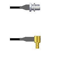 Amphenol Custom Cable Q-1U03I0003036i RF Cable Assemblies N-SJB/SMB-RJ G174 36I