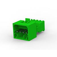 AMP Connectors - TE Connectivity 3-647003-4 Plug Housing 04P MTA100 PSTD CONN ASSY LF