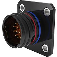 Amphenol Aerospace S510DZ-12-4PN(V25) Receptacles SERIES 5 ASSEMBLIES W/ PCB CONTACTS, ALUMINUM