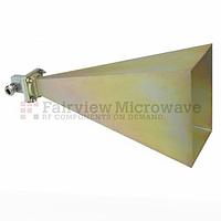 Fairview  SMH190NR-20 WR-90 Standard Gain Horn With N Female Input and 20 dB Typical Gain Operating Within 8.2 GHz to 12.4 GHz Frequency Range