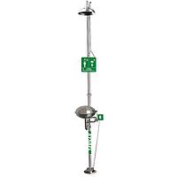 Sysbel WG7053C SYSBEL Combination Safety Shower and Linkage Flip-Top Eyewash Station