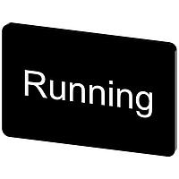 SIEMENS 3SU19000AD160EB0 Labeling Plate, Running INSCR. LABEL, BLACK 17.5 X 27MM, RUNNING