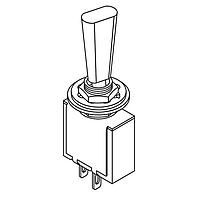 Mountain Switch 1055-TA2120B-EVX Toggle Switches SPST 2 PIN FLAT LVR