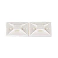 Panduit ABM112-AV-C 4-Way Mount Cable Tie Mount, VHB Adh., 1.12" x 1.12"