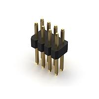 GCT (Global Connector Technology) BC035-34-A-0200-0300-L-G Board to Board & Mezzanine Connectors 34w, 1.0mm Pitch Pin Hdr, DIL, TH, Vert, GF, Box