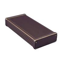 Hammond Manufacturing 1455J1601BK PC Board MetalEndPanel, Black 6.30 x 1.06 x 3.07"