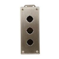 Eaton 10250TN35-316 Enclosure, 3 Command Oiltight ENCLS 3-Hole 316 STLS Steel