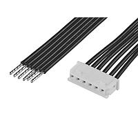 Molex 219679-1060 Discrete Wire Micro-Latch-to-Pigtail (OTS) Cbl Asmbly 2mm Pitch Tin Plating 50mm Length 6 Ckts Natural