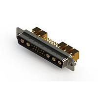 EDAC 629-17W5240-5N2 Mixed Contact D-Sub Connectors Right-angle Power Combo D-Sub Connector