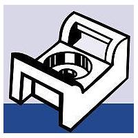 Avery Dennison 10045 Cable Tie Mounts CRADLE MNT STD #8 15.24x9.65x7.16mm