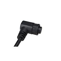 Amphenol LTW CD-09AFFM-LR7A02 Sensor Cables / Actuator Cables Ceres, Middle Size, Plastic, 5A, 09 pins, Female Connector, Female Contact, Right Angle, 2 Points Lock, Overmolded, Length 2000mm, IP67