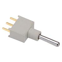 Carling Technologies 2M1-SP4-T8-B0-M2QE Toggle Switches 1-pole, (ON) - OFF - (ON), 5A/2A 125VAC or 28VDC/250VAC not HP rated, Non-Illuminated, Sealed  X-Large Bat Mini & SubMini Switch with  Printed Circuit Board  UL Recognized CSA Certified