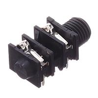 Amphenol Audio ACJM-PHOP Phone Connectors 1/4"Offset HOR CHASSIS CONN MNT