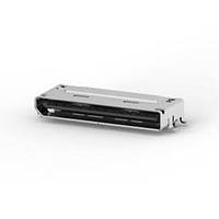 AMP Connectors - TE Connectivity 2308577-2 Receptacles ASSY, NPIO 80CKT RA, RECEPTACLE,SMT
