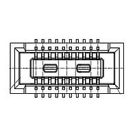 Hirose Electric DF40TC(3.5)-20DS-0.4V(51) Board Mount BOARD TO FPC CONN, RCPT, 20POS