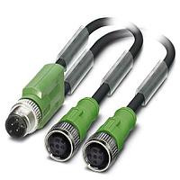 PHOENIX CONTACT 1668975 Sensor Cables / Actuator Cables M12 Y 3P 1.5M PLG/RE
