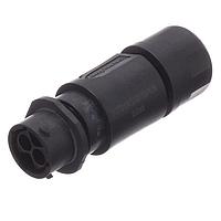 Amphenol SINE Systems RTS1BS12N2P03 Connectors Inline Receptacle 2+2 POS SZ 12 Pin