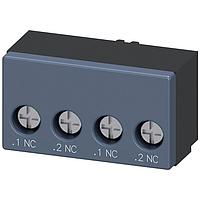 SIEMENS 3RA69121A Motor Drives COMPACT STARTER AUX BLOCK 2NC SCREW
