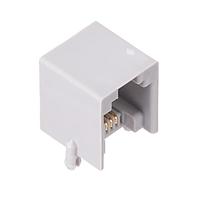 Kycon GLX-N-64M-50 Modular 6P4C R/A PCB GREY LOW PROFILE 50u