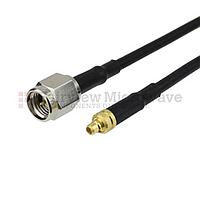Fairview FMC0209174LF SMA Male to MMCX Plug Cable RG-174 Coax and RoHS Compliant