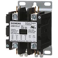 SIEMENS 42BF15AL Electromechanical Contactors Contactor, 42DP,30A,2P,Open,277V
