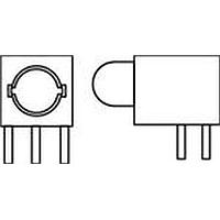 Dialight 550-0407F LED Circuit Board Indicators RED DIFFUSED