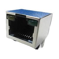 Amphenol Commercial Products RJHSE5F8H Modular Connectors / Ethernet Connectors RJ45 RA Shielded W/ LEDs