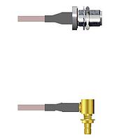 Amphenol Custom Cable Q-1T03H0005060i RF Cable Assemblies N-SJB/SMB-RJB G316 60I