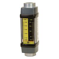 OMEGA FL-6315ABR In-line Flowmeters Capacity: 0.2 to 15 GPM for Water or Oil (15 GPM, 1/2 in, NPT Female)