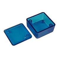 Hammond Manufacturing 1551MTBU PCB Enclosure Translucent Blue Box 1.38x1.38x0.79"