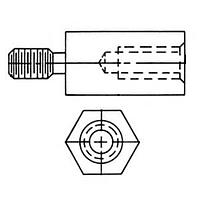 RAF Electronic Hardware 4567-632-AL Hex HEX M/F STANDOFF 1/4 HEX X 3 1/4 L