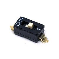 APEM DM01 DIP Switches SPST 0.025A 24VDC