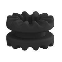 Essentra Components VG-2 Vibration Mount Screw Vibr Grommet,Black,.375 in Hole