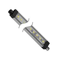Banner Engineering WLS28-2CB145DXQ LED Lighting Bars WLS28-2 Work Light Strip; Diffuse Window; Length: 145 mm; Voltage: 12-30 V dc; Environmental Rating: IP50; Color: Blue; Cascadable; 4-pin M12 Integral QD